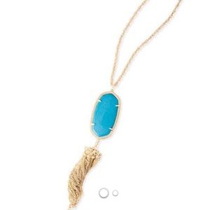 Kendra Scott Rayne necklace in turquoise
